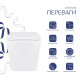 Унитаз подвесной Qtap Tern Ultra Quiet, с сиденьем Slim Duroplast/Soft-close/Quick Release QT17332303AW