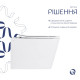 Унитаз подвесной Qtap Tern Ultra Quiet, с сиденьем Slim Duroplast/Soft-close/Quick Release QT17332303AW