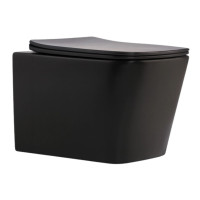Унитаз подвесной Qtap Tern New Ultra Quiet, с сиденьем Slim Duroplast/Soft-close/Quick Release QT17332303ASMB