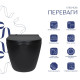 Унитаз подвесной Qtap Robin New Ultra Quiet, с сиденьем Slim Duroplast/Soft-close/Quick Release QT13332381АSMB
