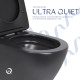 Унитаз подвесной Qtap Robin New Ultra Quiet, с сиденьем Slim Duroplast/Soft-close/Quick Release QT13332381АSMB