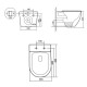 Унитаз подвесной Qtap Robin New Ultra Quiet, с сиденьем Slim Duroplast/Soft-close/Quick Release QT13332381АSMB