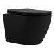 Унитаз подвесной Qtap Robin New Ultra Quiet, с сиденьем Slim Duroplast/Soft-close/Quick Release QT13332381АSMB