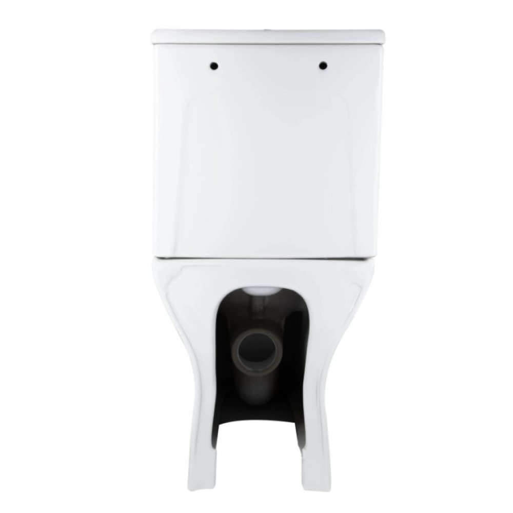 Унитаз напольный Qtap Aries Rimless с сиденьем Slim Duroplast/ Soft-close/ Quick Release QT03228302W