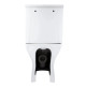 Унитаз напольный Qtap Aries Rimless с сиденьем Slim Duroplast/ Soft-close/ Quick Release QT03228302W