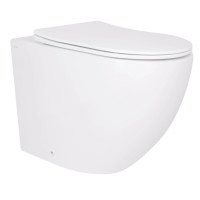 Унитаз подвесной Qtap Robin Ultra Quiet, с сиденьем Slim Duroplast/Soft-close/Quick Release QT13332381AW