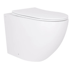 Унітаз підвісний Qtap Robin Ultra Quiet, з сидінням Slim Duroplast/ Soft-close/ Quick Release QT13332381AW
