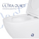 Унитаз подвесной Qtap Jay Ultra Quiet White, с сиденьем Slim Duroplast/Soft-close/Release QT07335175W
