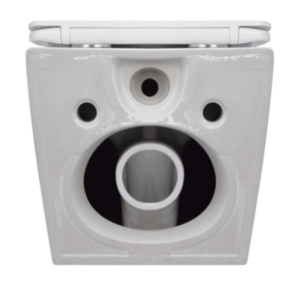 Унитаз подвесной Qtap Jay Ultra Quiet White, с сиденьем Slim Duroplast/Soft-close/Release QT07335175W