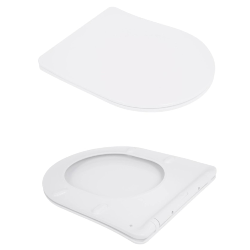 Унитаз подвесной Qtap Jay Ultra Quiet White, с сиденьем Slim Duroplast/Soft-close/Release QT07335175W