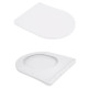 Унитаз подвесной Qtap Jay Ultra Quiet White, с сиденьем Slim Duroplast/Soft-close/Release QT07335175W