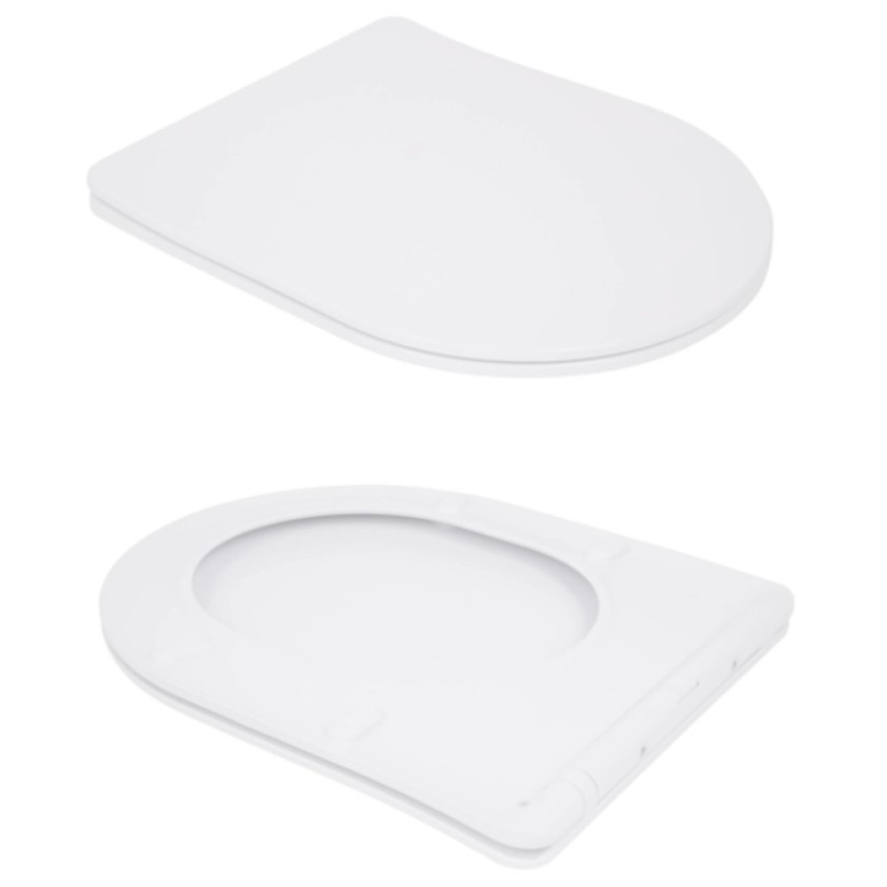 Унітаз підвісний Qtap Swan Ultra Quiet White, з сидінням Slim Duroplast/ Soft-close/ Quick Release QT16335180W