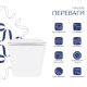 Унитаз подвесной Qtap Crow Rimless, с сиденьем Slim Duroplast/ Soft-close/ Quick Release QT05335171RW