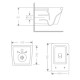 Унитаз подвесной Qtap Crow Rimless, с сиденьем Slim Duroplast/ Soft-close/ Quick Release QT05335171RW