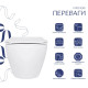 Унітаз підвісний Qtap Jay Rimless, з сидінням Slim Duroplast/ Soft-close/ Quick Relase QT07335177RW