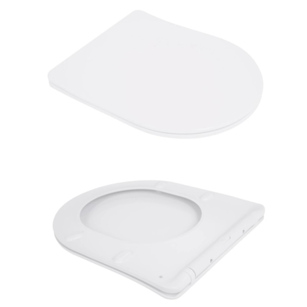 Унітаз підвісний Qtap Jay Rimless, з сидінням Slim Duroplast/ Soft-close/ Quick Relase QT07335177RW