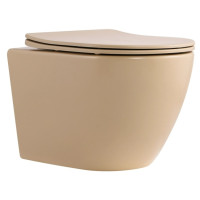 Унітаз підвісний Qtap Robin Ultra Quiet, з сидінням Slim Duroplast/ Soft-close/ Quick relase QT13332381АSSB