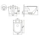 Унитаз подвесной Qtap Robin Ultra Quiet, с сиденьем Slim Duroplast/Soft-close/Quick relase QT13332381АSMR