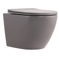 Унитаз подвесной Qtap Robin Ultra Quiet, с сиденьем Slim Duroplast/Soft-close/Quick relase QT13332381АSSG