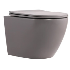Унітаз підвісний Qtap Robin Ultra Quiet, з сидінням Slim Duroplast/ Soft-close/ Quick relase QT13332381АSSG