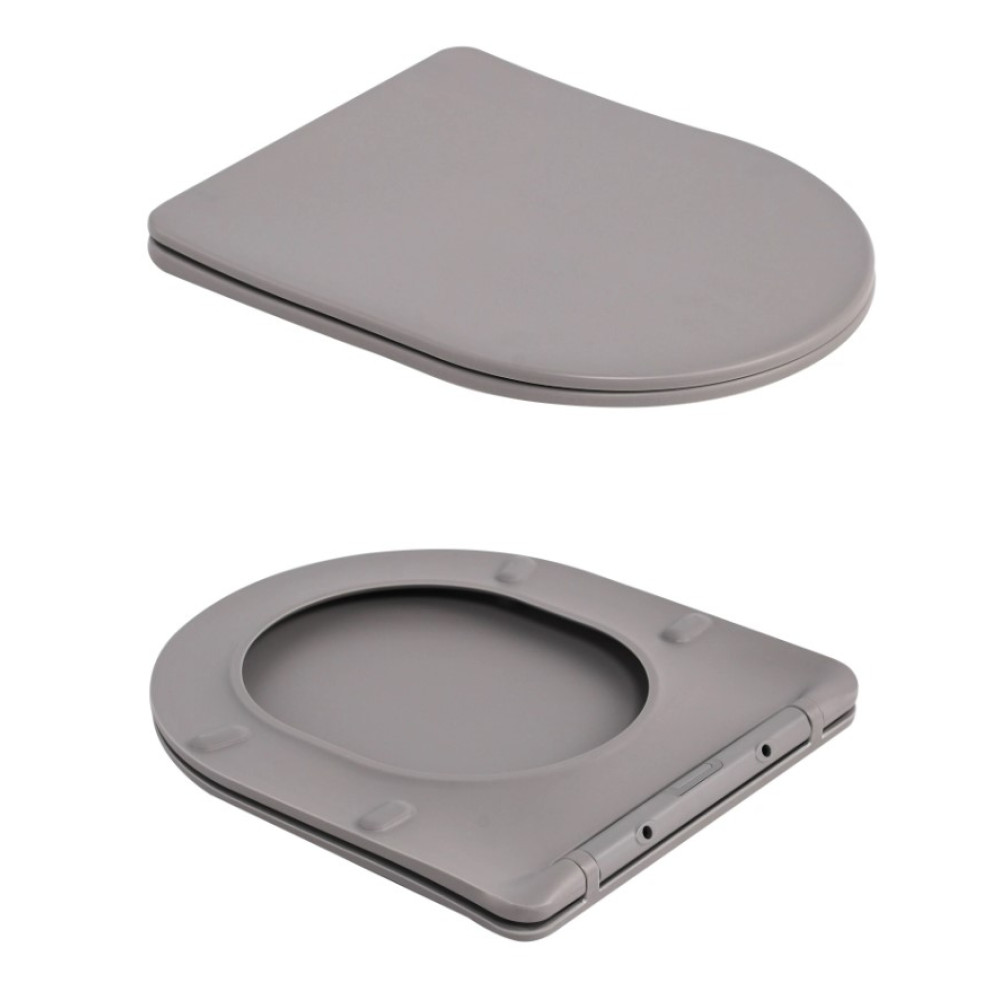 Унитаз подвесной Qtap Robin Ultra Quiet, с сиденьем Slim Duroplast/Soft-close/Quick relase QT13332381АSSG