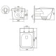 Унитаз подвесной Qtap Tern Ultra Quiet, с сиденьем Slim Duroplast/Soft-close/Quick relase QT17332303ASAN