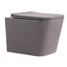 Унитаз подвесной Qtap Tern Ultra Quiet, с сиденьем Slim Duroplast/Soft-close/Quick relase QT17332303ASSG
