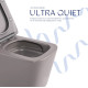 Унітаз підвісний Qtap Tern Ultra Quiet, з сидінням Slim Duroplast/ Soft-close/ Quick relase QT17332303ASSG