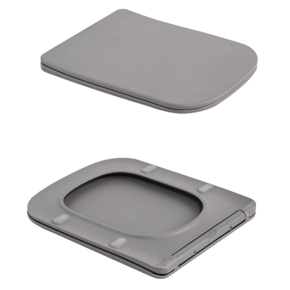Унітаз підвісний Qtap Tern Ultra Quiet, з сидінням Slim Duroplast/ Soft-close/ Quick relase QT17332303ASSG