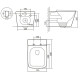 Унітаз підвісний Qtap Tern Ultra Quiet, з сидінням Slim Duroplast/ Soft-close/ Quick relase QT17332303ASSG