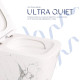 Унітаз підвісний Qtap Tern Ultra Quiet, з сидінням Slim Duroplast/ Soft-close/ Quick relase QT17332303ASMR