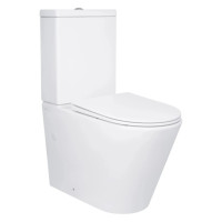 Унитаз напольный Qtap Swan Eco Ultra Quiet с сиденьями Slim Duroplast/ Soft-close/ Quick Release QTSWA27W48748