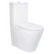 Унитаз напольный Qtap Swan Eco Ultra Quiet с сиденьями Slim Duroplast/ Soft-close/ Quick Release QTSWA27W48748