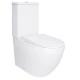 Напольный унитаз Qtap Jay Eco Ultra Quiet с сиденьем Slim Duroplast/ Soft-close/ Quick Release QTJAY27W48749