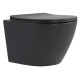 Унитаз подвесной Qtap Robin Ultra Quiet, Anthracite, с сиденьем Slim Duroplast / Soft-close / Quick Release QTROB26AN48995