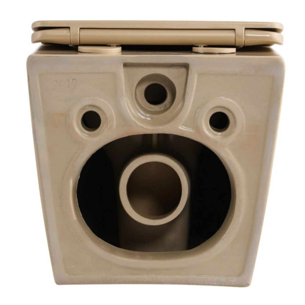 Унитаз подвесной Qtap Robin Ultra Quiet, Beige, с сиденьем Slim Duroplast / Soft-close / Quick Release QTROB26SB48997