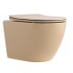 Унитаз подвесной Qtap Robin Ultra Quiet, Beige, с сиденьем Slim Duroplast / Soft-close / Quick Release QTROB26SB48997