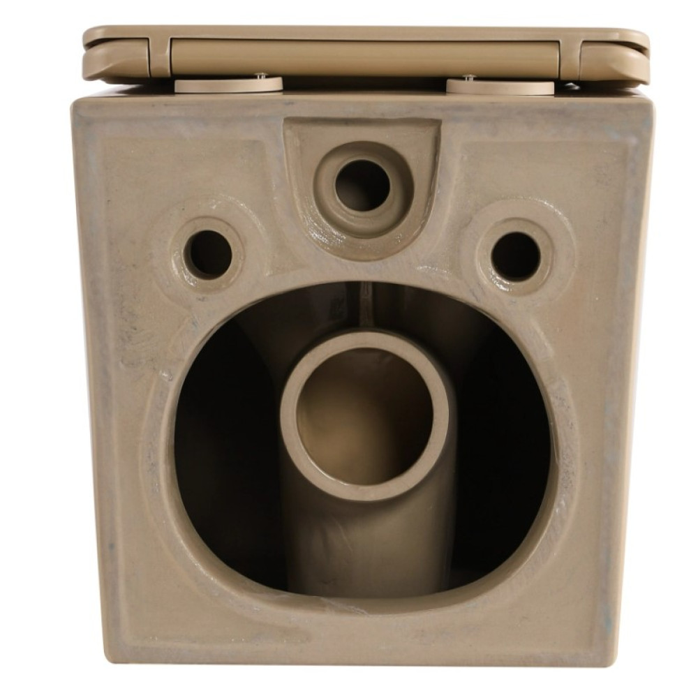 Унитаз подвесной Qtap Tern Ultra Quiet, Beige, с сиденьем Slim Duroplast / Soft-close / Quick Release QTTER26SB49001