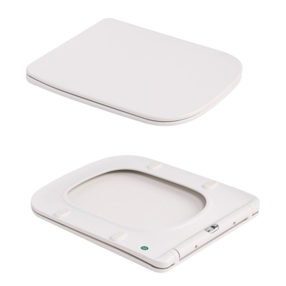 Унитаз подвесной Qtap Tern Ultra Quiet, Marble, с сиденьем Slim Duroplast / Soft-close / Quick Release QTTER26MR49002