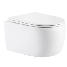 Унитаз подвесной Qtap Taurus Ultra Quiet, с сиденьем Slim Duroplast / Soft-close / Quick Release QTTAU26W49116