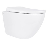 Унітаз підвісний Qtap Robin ML Ultra Quiet з сидінням Slim Duroplast/ Soft-close/ MagLock QTROBML26W49621