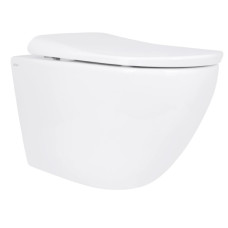 Унитаз подвесной Qtap Robin ML Ultra Quiet с сиденьем Slim Duroplast/ Soft-close/ MagLock QTROBML26W49621