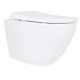 Унитаз подвесной Qtap Robin ML Ultra Quiet с сиденьем Slim Duroplast/ Soft-close/ MagLock QTROBML26W49621