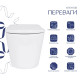 Унитаз подвесной Qtap Scorpio ML Ultra Quiet с сиденьем Slim Duroplast/ Soft-close/ MagLock QTSCOML26W49622