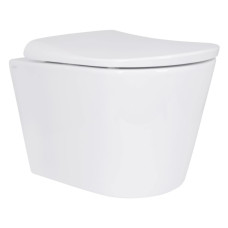 Унитаз подвесной Qtap Scorpio ML Ultra Quiet с сиденьем Slim Duroplast/ Soft-close/ MagLock QTSCOML26W49622