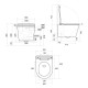 Унитаз подвесной Qtap Scorpio ML Ultra Quiet с сиденьем Slim Duroplast/ Soft-close/ MagLock QTSCOML26W49622