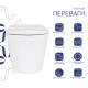 Унитаз подвесной Qtap Scorpio ML Ultra Quiet с сиденьем Slim Duroplast/ Soft-close/ MagLock QTSCOML26W49624