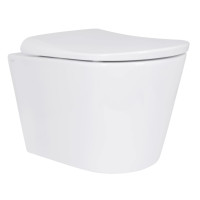 Унітаз підвісний Qtap Scorpio ML Ultra Quiet з сидінням Slim Duroplast/ Soft-close/ MagLock QTSCOML26W49624