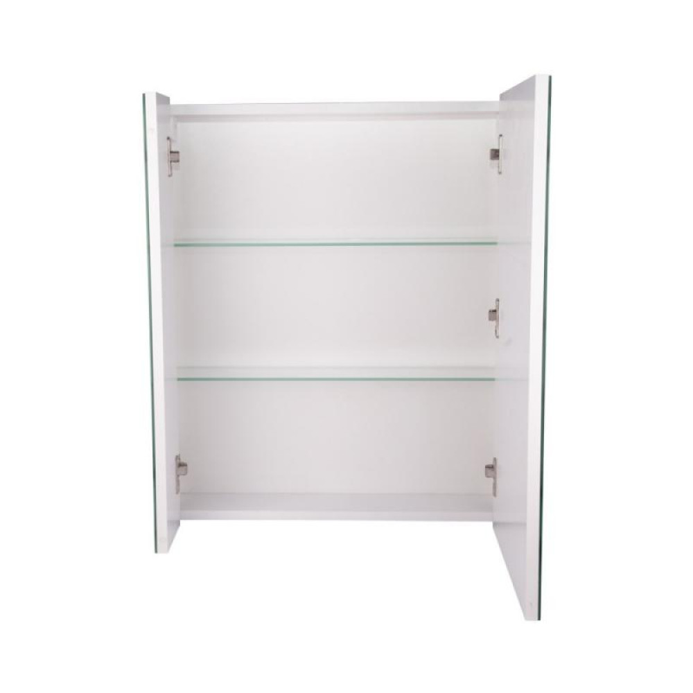 Дзеркальна шафа підвісний Qtap Albatross 600х700х145 White з LED-підсвіткою QT0177ZP600LW