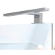Дзеркальна шафа підвісна Qtap Albatross 700х725х460 White з LED-підсвіткою QT0177ZP700LW